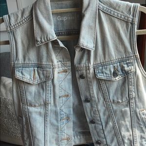 Barely worn GAP denim vest